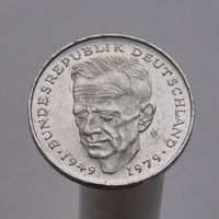 ФРГ 2 марки 1992 J Курт Шумахер, 30 лет Федеративной Республике (1949-1979)