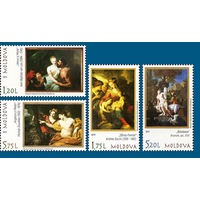 Молдова 2019. Искусство. Живопись Национальный музей  4 марки (726)