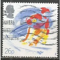 Британия. Зимний спорт. Слалом. 1988г. Mi#1144.