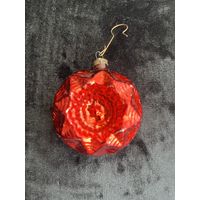 Ёлочная игрушка ГДР тонкое стекло