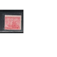 США-1934, (Скотт.736), **   ,  Мэриленд, Флот, Корабль(одиночка),