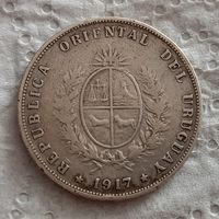 Уругвай 50 центов 1917