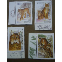 Беларусь 2000 Рысь Фауна Кошки **