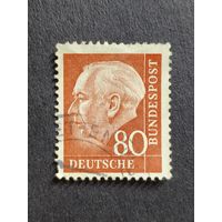 Германия 1957. Профессор Т. Хойсс - Новые размеры и цвета