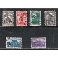 СССР-1950, (Заг.1449-1454),  гаш. , Латвийская ССР