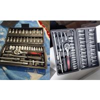 Набор инструментов с трещеткой 1/4" в кейсе (46 предметов)