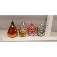 Ёлочные игрушки.Груша, корзинка+ягоды. 14-21