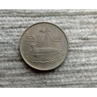 Werty71 Южная Корея 5 вон 1983 г корабль блеск