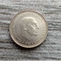 Werty71 Испания 1 песета 1966 1969