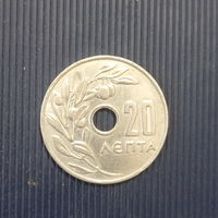 Греция 20 лепта 1959 год оливковая ветвь