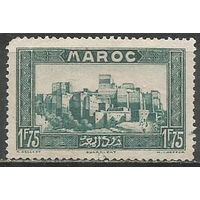 Французское Марокко. Касба(крепость) Таурирт. 1933г. Mi#111.