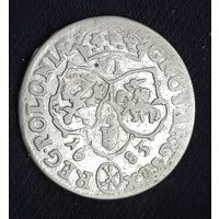 Шостак / шестак / 6 грошей 1683, TLB,  Ян III Собесский Герб Елита - 3 копья