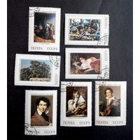 СССР 1973 г. Русская Живопись. Культура. Искусство, полная серия из 7 марок #0160-И1P33