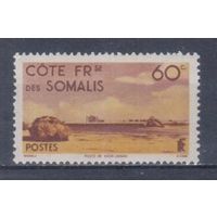 [569] Французские колонии. Французское Сомали 1947. Ландшафт.Побережье. МН