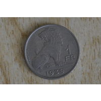 Бельгия 1 франк 1939 с 1 руб