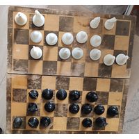 Шахматы поштучно и доска.