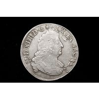 1/2 талера (экю) 1693 г. Франция, Людовик XIIII. Кабинетная патина!