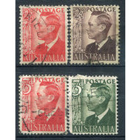 Австралия - 1950г. - король Георг VI - 4 марки - полная серия, гашёные [Mi 200-203]. #3-WB-91-A-1