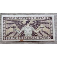 Werty71 Германия 500000 марок 1923 банкнота Гроссгельд  Баден