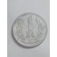 Польша 1 злотый 1949 года .