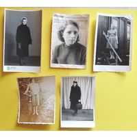 Фото "Женские портреты", Поставы, 1950-1960-е гг., 5 шт.