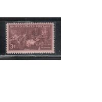 США-1947, (Мих.558),  **  , Медицина, Врач(одиночка),
