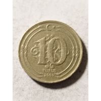 Турция 10 куруш 2009