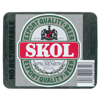 Этикетка пива Skol Испания М455