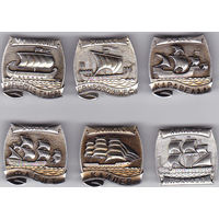 Парусные суда: греческая галера (5-й век до н.э.), грузовой неф (13-й век), каравелла (15-й век), голландский флейт (16-й век), клипер (18-й век), линкор "Полтава".