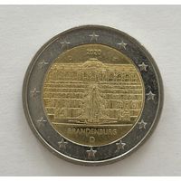 2 евро Германия 2020 Брандербург D