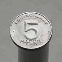 Германия 5 пфеннигов 1952 Е