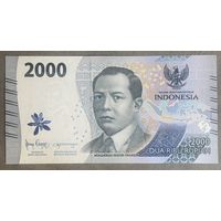 Банкнота. Индонезия. 2000 рупий 2022 год. НЕ БЫЛА В ОБОРОТЕ