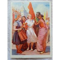 1955. Сергеева. Встреча на фестивале