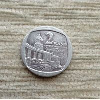 Werty71 Юар Южная Африка 2 ранда 2014 100 лет Зданию Союза рэнда