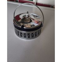 Сахарница кобальтовое стекло СССР