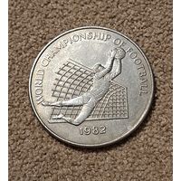 Ямайка 1 доллар, 1982 Чемпионат мира по футболу 1982 aUNC