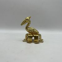 Латунный декор для пробки Пеликан. Италия. Арт 3527