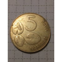 5 марок Финляндия 1993 год