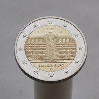 Германия 2 евро 2020 D Бранденбург