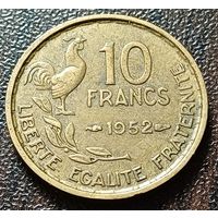 Франция 10 франков, 1952     ( 2-1-1 )