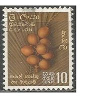 Цейлон. Кокосовые орехи. 1958г. Mi#299.