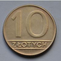 Польша, 10 злотых 1990 г.