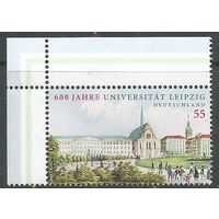Германия. 600 лет Лейпцигскому университету. 2009г. Mi#2745.