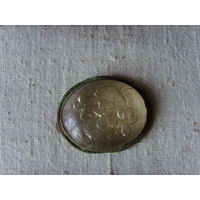 Старинная брошь . Цветы