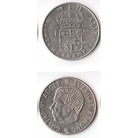 1 крона Швеция 1973 года