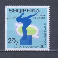 [2496] Албания 1969. Спорт.Плавание. Гашеная марка.
