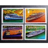 Марки СССР 1981 год Речной флот