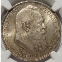 3 марки 1911 Бавария MS-64 NGC