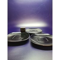 Блюдце 3 шт. одним лотом.