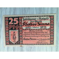 Нотгельды 25 пфеннигов с рубля